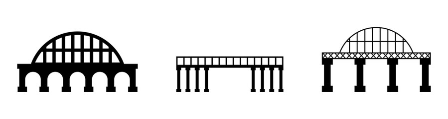 bridge building silhouette