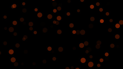 Abstract background with circles particle lights black background