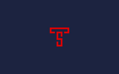 letter ts or st logo icon design vector design template inspiration