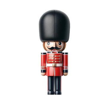 British Guardsman Nutcracker Figurine, Transparent PNG.