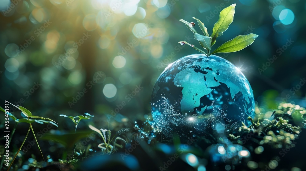 Aufkleber the concept of environmental technology. sustainable development goals. the sustainable development 
