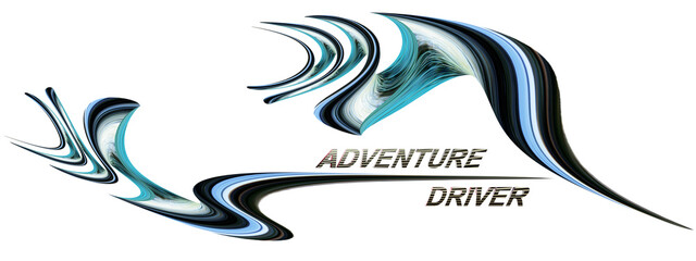 Decal design adventure driver graphic illustration vector background