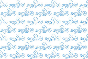 Illustration wallpaper of the abstract cloud on white background.