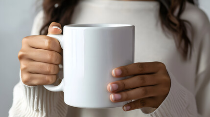 woman drinking coffee
