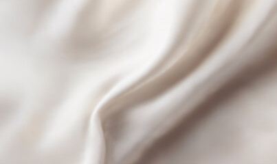 Obraz premium 白いシルク生地みたいな柔らかな陰影がある背景画像