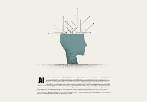 AI Illustration Infographic Text Template