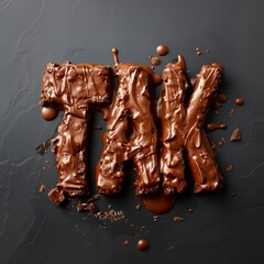 Tak dla czekolady! Czekolada i słowo TAK. Napis brzmi TAK. Znak wykonany z czekolady i napis TAK - oczekuje, że go odwzajemnisz. Powiedz "tak" czekoladzie i śmietance. Sklep z czekoladą