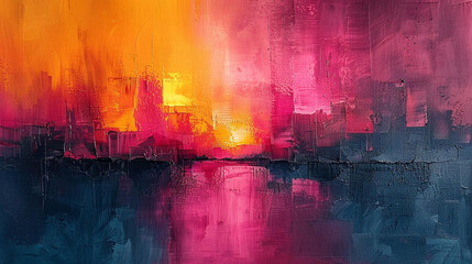 Abstract Reverie. Brushstrokes of Imagination and Color