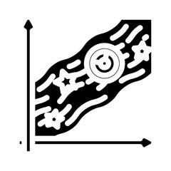 flow state time management glyph icon vector. flow state time management sign. isolated symbol illustration