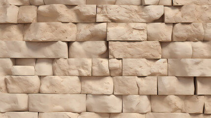 stacked stone wall