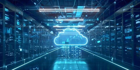 Real-Time Cloud Computing Data DevOps: Navigating a Dynamic Workplace. Concept Cloud Computing, Data, DevOps, Real-Time, Dynamic Workplace