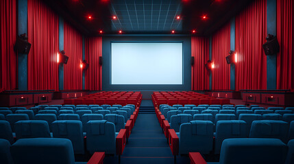 Fototapeta premium empty cinema auditorium