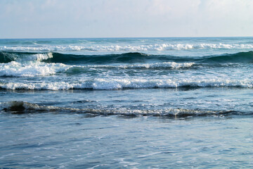 waves on the beach