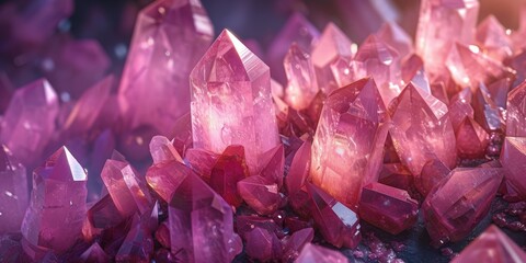 A mesmerizing amethyst crystal, with its rich purple hue, showcases nature's beauty and geological wonders.