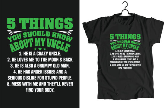 Uncle Design Can Use For t-shirt, Hoodie, Mug, Bag etc.