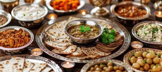 Elegant passover table decorations with intricate floral centerpieces for festive celebration