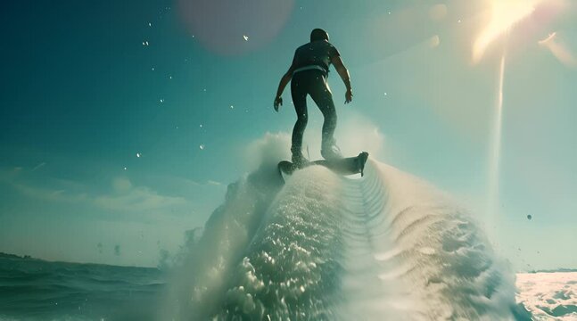 The new spectacular extreme sport called flyboard