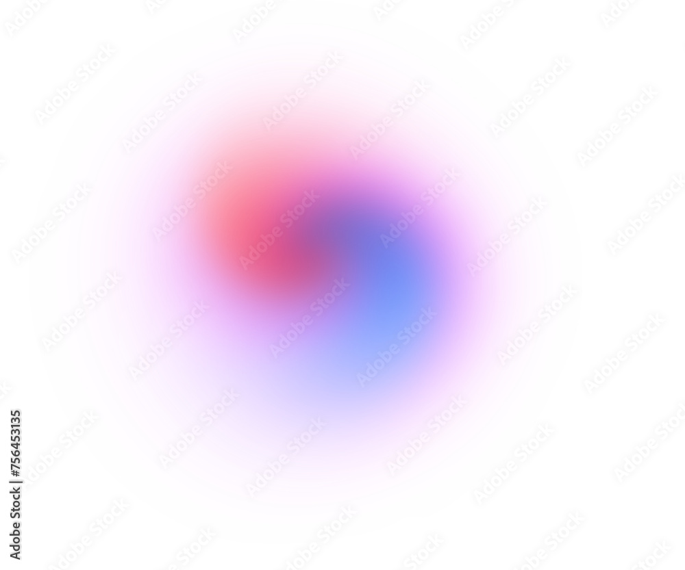 Poster blur gradient circle glowing light on transparent background