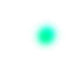 Blur gradient circle glowing light on transparent background 
