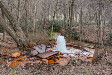Big Mine Run Geyser, Ashland Pennsylvania USA