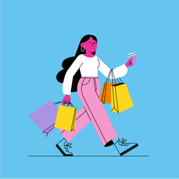 Shopping lady