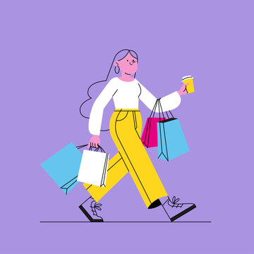 Shopping lady
