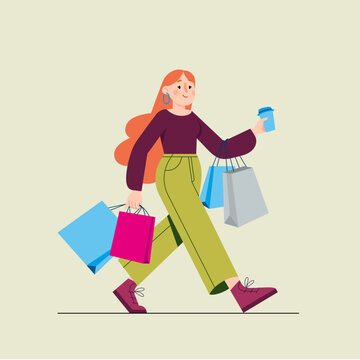 Shopping lady