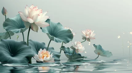 Foto op Canvas lotus flower © nataliya_ua