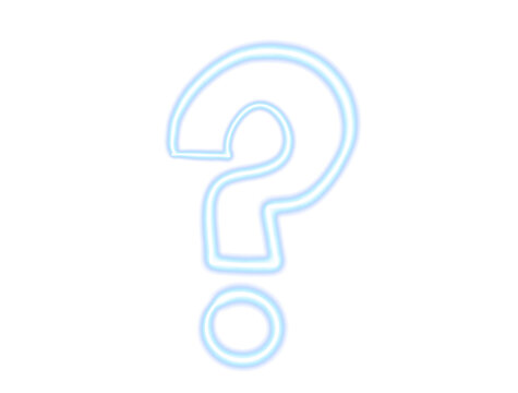 recommend clip art: 	
                    Question mark, hand draw, chalk sketching isolated on white clipart transparent background	 blue neon style