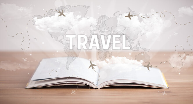 open book, vacation concept concept concept