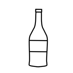 vector illustration of a set of plastic bottles