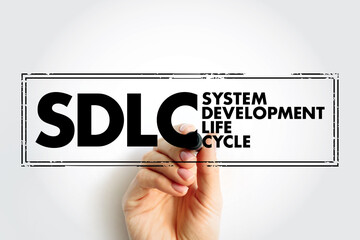 SDLC System Development Life Cycle - process for planning, creating, testing, and deploying an...