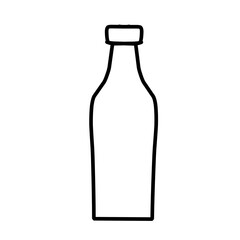 vector illustration of a set of plastic bottles