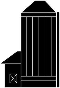 recommend clip art: rural illustration agriculture silhouette barn logo farmland icon countryside outline farmhouse agricultural animal livestock building industry chicken pig silo shape animal livestock for vector graph
