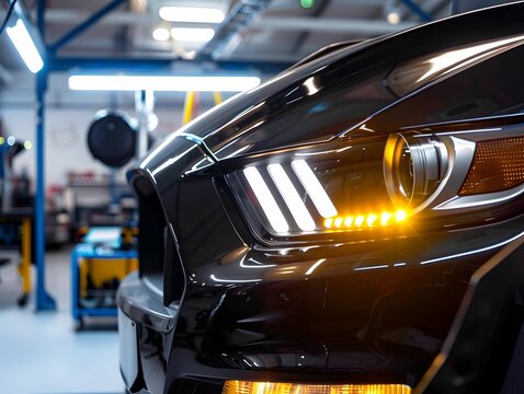 Headlight adjustment ensuring clear night vision