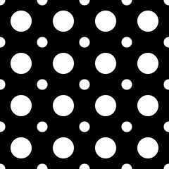 Polka Dots Pattern Fabric Design Color Black White Circle Vector illustration Concept Print Clothing Pants Shirts Necktie Bag, Ethnic Multipurpose cloth Textile industry and more.