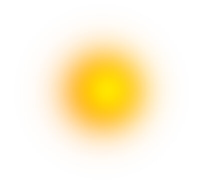 Blur mesh gradient circle on transparent background
