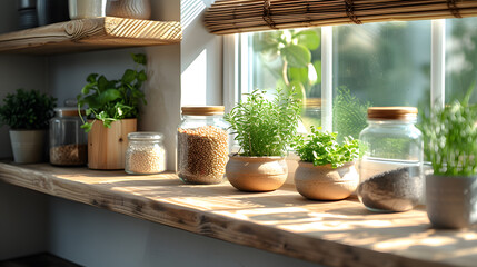 home made with herbs and spices