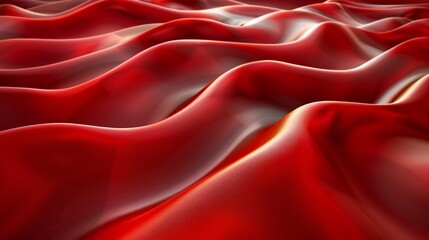 Obraz premium Elegant red silk background with delicate texture and soft glow for design projects