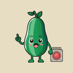 Watermelon retro mascot with hand and foot. Retro cartoon stickers with funny comic characters and gloved hands. Colouring retro mascot illustration.
