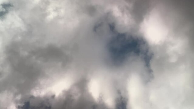 dark cloudy sky background low angle shot camera rotates