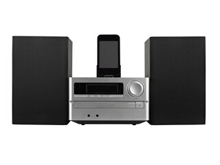 Obraz premium digital usb ,Tuner, cd playerand mp3 player- clipping path