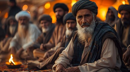 Obraz premium islamic man in ramadan kareem