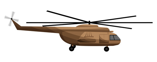 Military production. New type of weapon flat vector illustration.