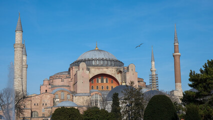Hagia Sophia Mosque/Museum in Istanbul Turkey