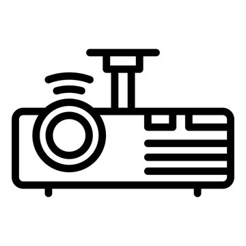recommend clip art: Projector outline icon