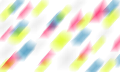 Colorful Geometric Light Spectrum Pattern on Bright Background