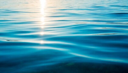 abstract clear blue water in blurred background concept