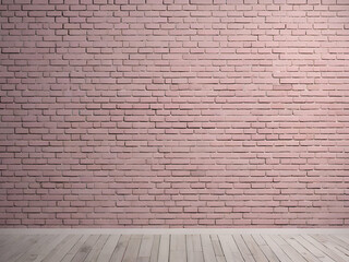 Old pink  brick wall for a vintage style background.