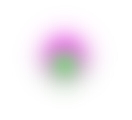 Blur colorful gradient circle. PNG holographic blur circle transparent background. Blur gradient circle glowing light on transparent background. Transparent abstract gradient dots for design. 